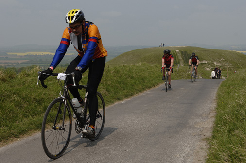 Riders out on the course